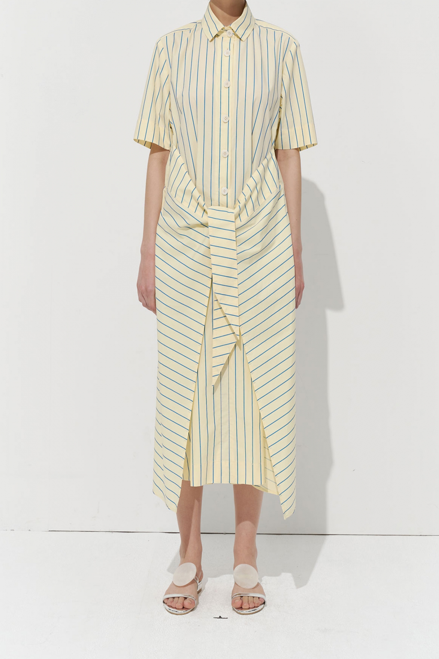 #12 YELLOW STRIPE DRESS- 50% OFF SALE