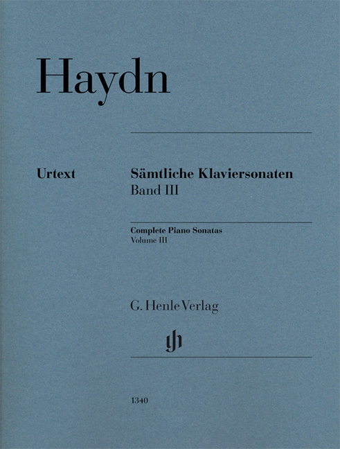 하이든 피아노 소나타집 III (핑거링) [HN 1340] (Haydn Complete Piano Sonata Volume III pb.)