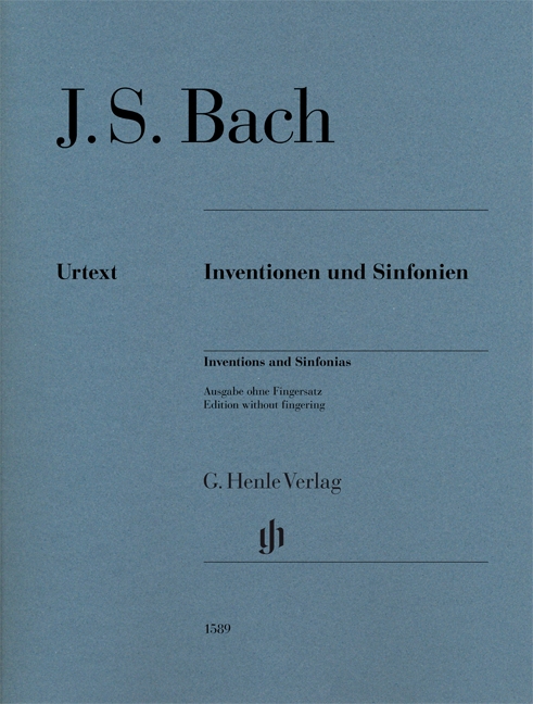 바흐 인벤션과 신포니아 (핑거링 없음) [HN 1589] (Bach Inventions and Sinfonias)