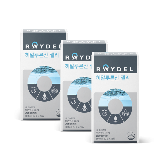 피부 보습 레이델 히알루론산 젤리 28포 총3박스 12주분