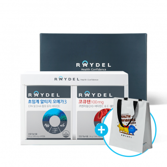 레이델 초임계 알티지 오메가3 (60캡슐) 1개월분 + 코큐텐100mg (60캡슐) 2개월분 선물세트