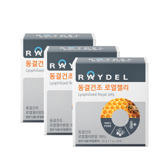레이델 일반식품 스틱타입 동결건조 로열젤리 30포 총3박스 3개월분