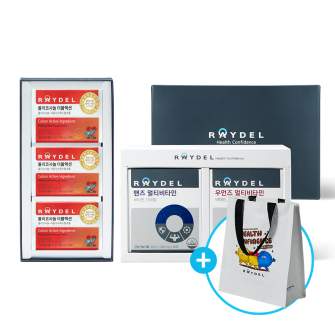 [새해든든] 레이델 폴리코사놀 더블액션 28정 3박스 + 맨즈 멀티비타민 60정 1박스 + 우먼즈 멀티비타민 60정 1박스 선물세트