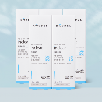 여성용 질 세정기 레이델 인클리어 1.7g 6개입 5개 식약처 허가 의료기기