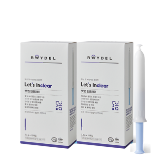 여성용 질 세정기 레이델 렛츠 인클리어 3.4g 10개입 2개 식약처 허가 의료기기