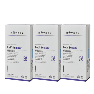 여성용 질 세정기 레이델 렛츠 인클리어 3.4g 10개입 3개 식약처 허가 의료기기