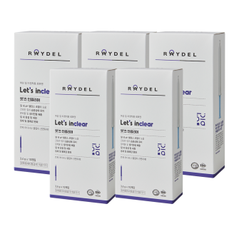 여성용 질 세정기 레이델 렛츠 인클리어 3.4g 10개입 5개 식약처 허가 의료기기