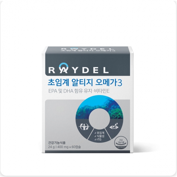 레이델 초임계 알티지 오메가3 (60캡슐x1박스) 1개월분