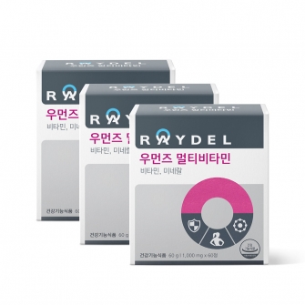 비타민 11종 미네랄 7종 레이델 우먼즈 멀티비타민 60정 3박스 6개월분