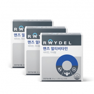 비타민 11종 미네랄 7종 레이델 맨즈 멀티비타민 60정 3박스 6개월분