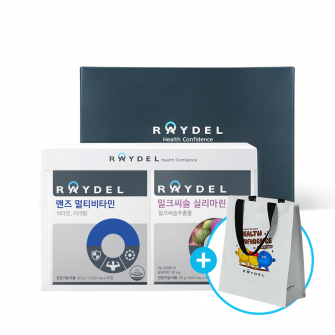 레이델 맨즈 멀티비타민 60정 1박스 + 밀크씨슬 실리마린 60정 1박스 선물세트