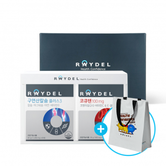 레이델 구연산칼슘 플러스3 (60정) + 코큐텐100mg (60캡슐) 선물세트