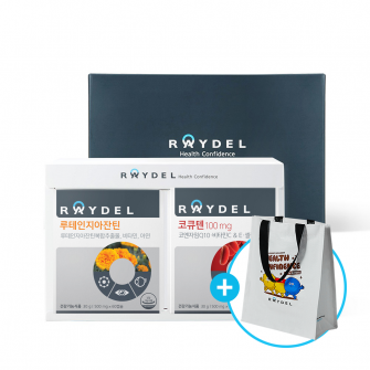 레이델 루테인지아잔틴 60캡슐 1박스 + 코큐텐100mg 60캡슐 1박스 선물세트