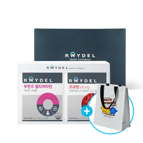 레이델 우먼즈 멀티비타민 60정 1박스 2개월분 + 코큐텐100mg 60캡슐 1박스 2개월분 선물세트
