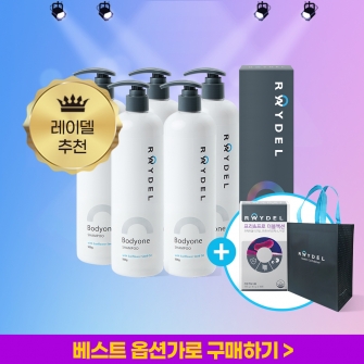 [베스트세일] 레이델 약산성 비자극성 탈모증상 완화 기능성 바디원 샴푸 500g 5개 + 증정