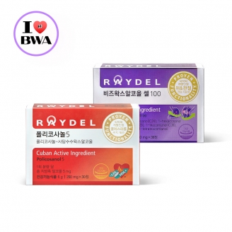 [ I♥️BWA ] 비즈왁스알코올 셀100 (30정)  + 폴리코사놀5 (30정)