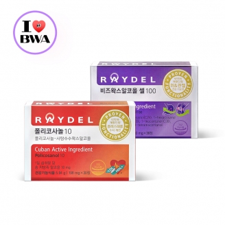 [ I♥️BWA ] 비즈왁스알코올 셀100 (30정)  + 폴리코사놀10 (30정)