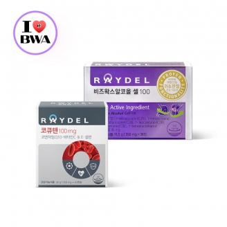[ I♥️BWA ] 비즈왁스알코올 셀100 (30정)  + 코큐텐100mg (60캡슐)