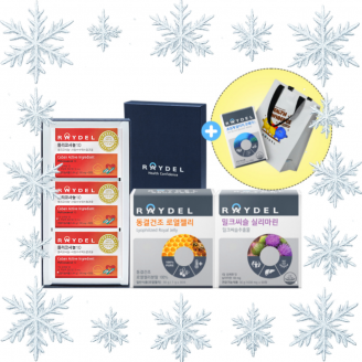 [입동이 왔동] 레이델 폴리코사놀10(30정) 3박스 + 동결건조 로열젤리(30포) 1박스 + 밀크씨슬 실리마린(60정) 1박스