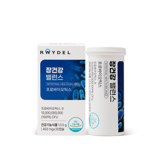 [1개월분] 레이델 장건강 밸런스 100억 유산균 450mg 30캡슐, 1개