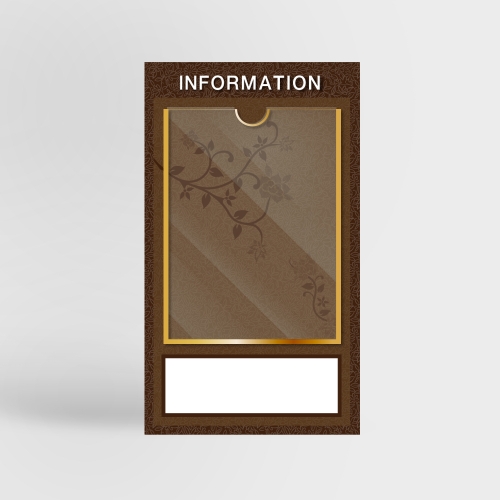 안전강화유리 게시판 1구