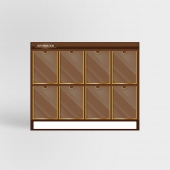 안전강화유리 게시판 8구