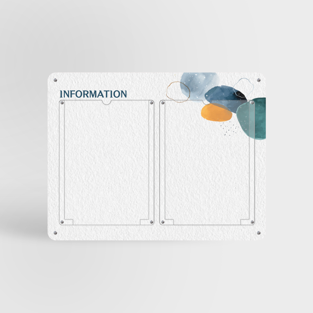 아크릴 게시판 2구 A3 세로형