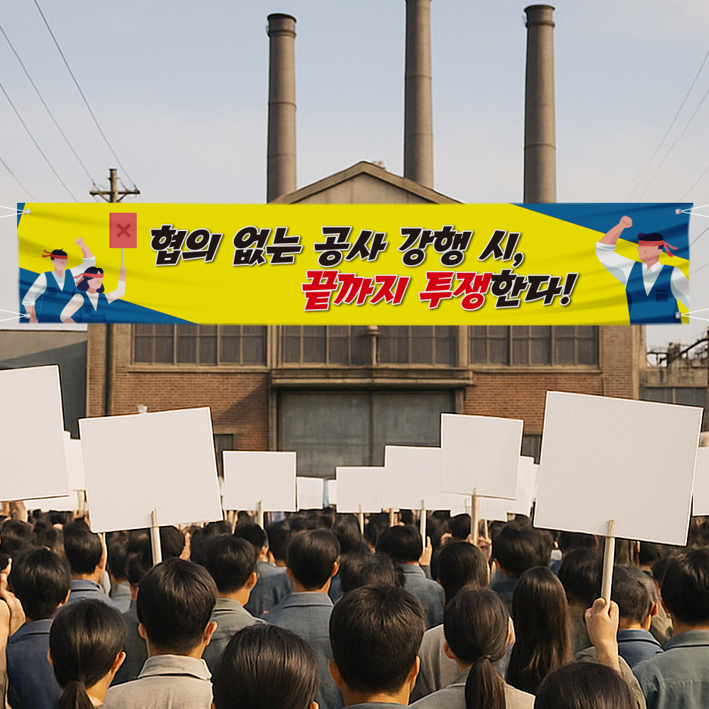 시위 현수막