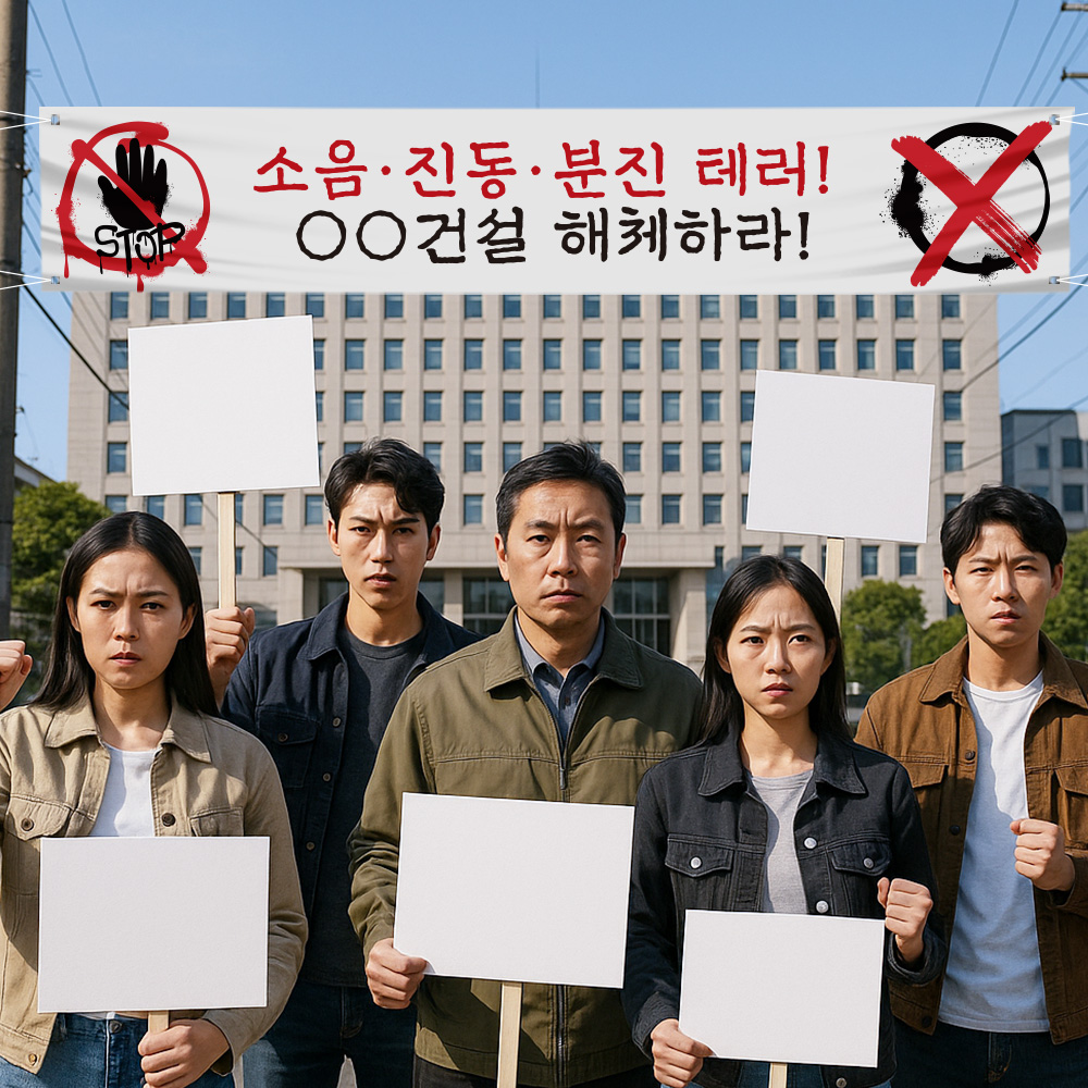 시위 현수막