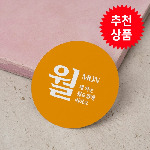 차량 요일제 제외차량 주차스티커