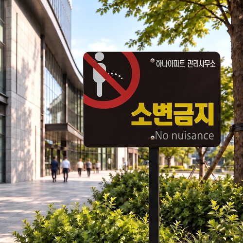 알루미늄 평판형 말뚝 안내판