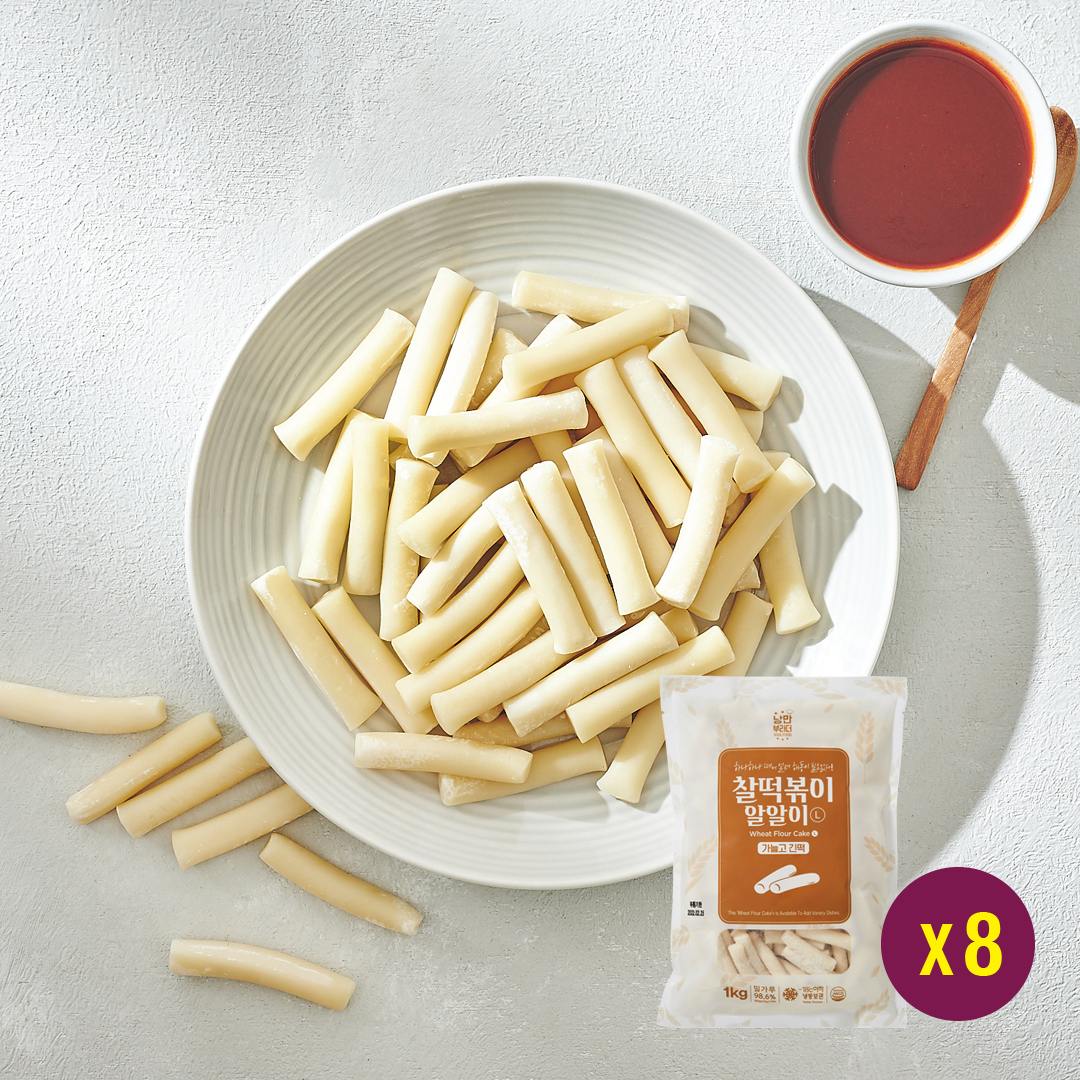 알알이 떡볶이 떡(L, S) 1kg, 8봉