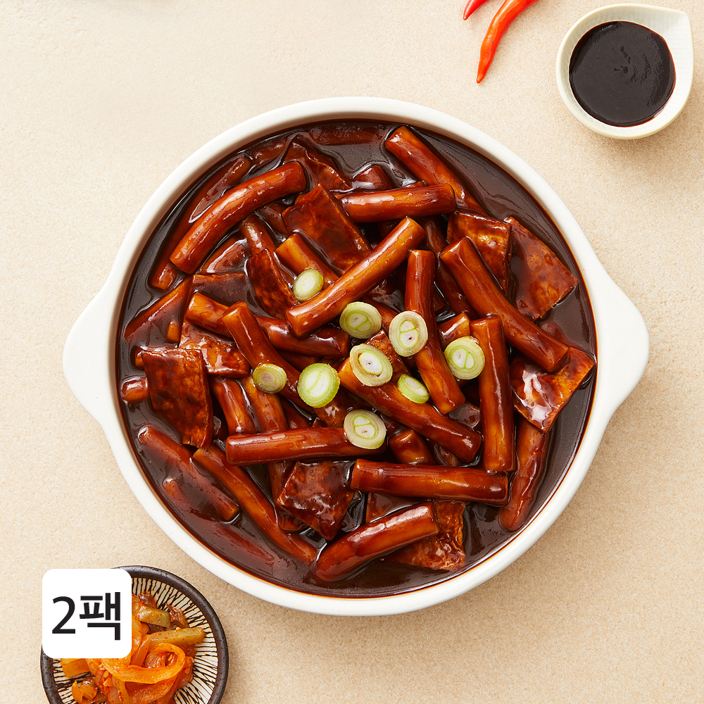 국떡 매콤짜장맛 2팩