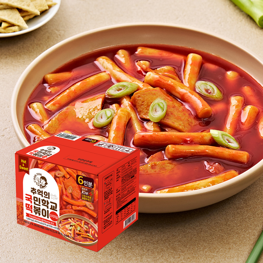 추억의 국민학교 떡볶이 실온 오리지널 멀티팩 6인분