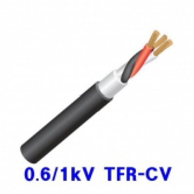 0.6/1kV TFR-CV 6SQ 1C [10M] KS C IEC 60502-1 트레이 난연 소방케이블 90도