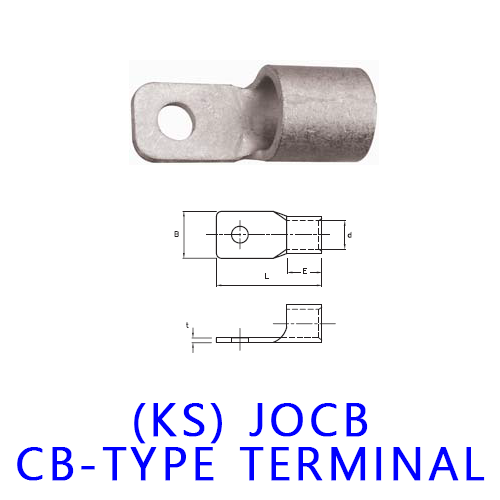 각단자 각터미널 CB TYPE 95SQ 압착단자 KS O형 전오 JEONO