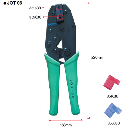 신주단자 압착툴 압착기 압착공구 JOT-6 전오전기 JEONO