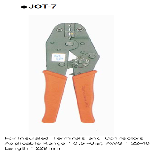 PG단자 압착공구 압착툴 압착기 JOT-07 0.5~6SQ용 전오전기 JEONO