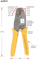 펜홀단자 압착공구 압착툴 압착기 JOC 5 6 8 9용 전오전기 JEONO