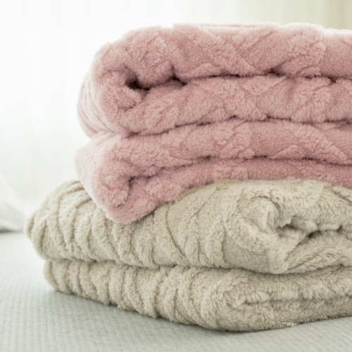 라떼 니트 블랭킷