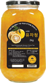 통영유자청 2kg(병) 2023년산