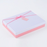 포인트리본 고급 싸바리 선물상자 화이트/핑크 3종