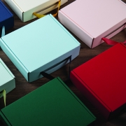 끈컬러박스 크리스마스 선물상자 컬러 G형끈상자 답례품 선물포장박스