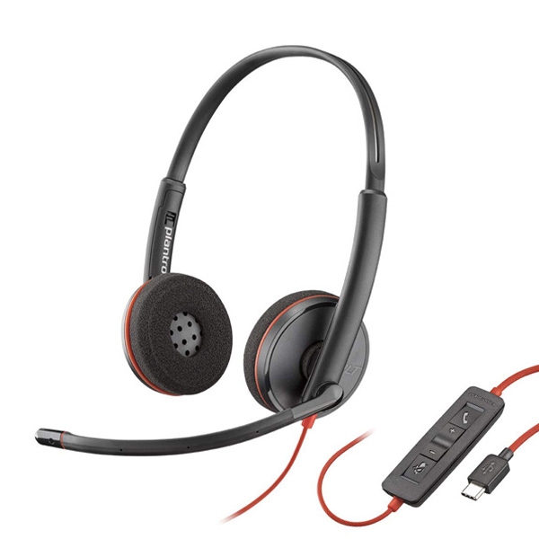 [Poly] 플랜트로닉스 UC용 헤드셋 Plantronics Blackwire C3220 USB-A