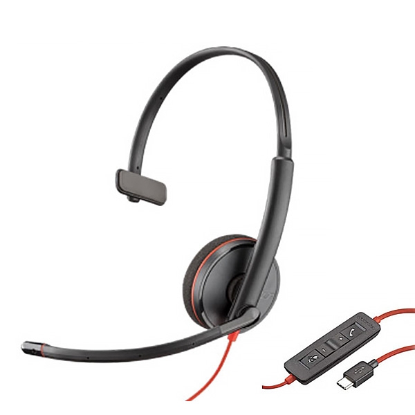 [Poly] 플랜트로닉스 UC용 헤드셋 Plantronics Blackwire C3210 USB-A