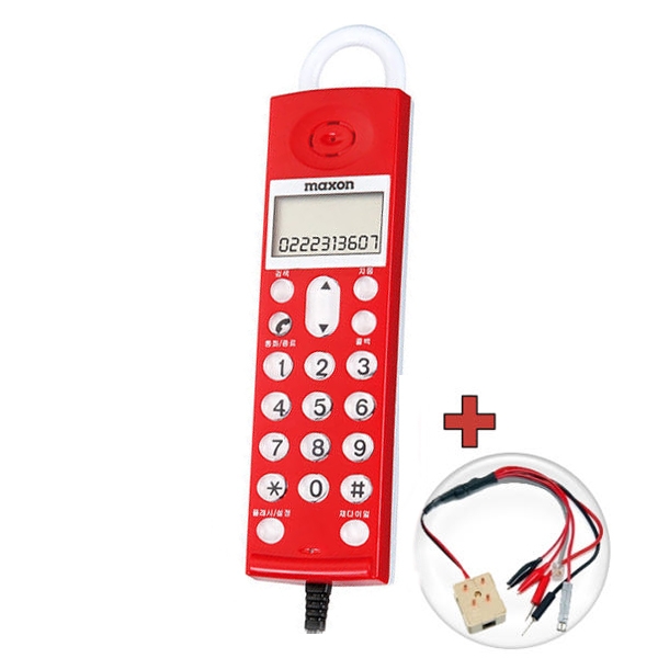 맥슨 선로 검사 테스터기 시험용 유선 전화기 MS-007 Phone Tester