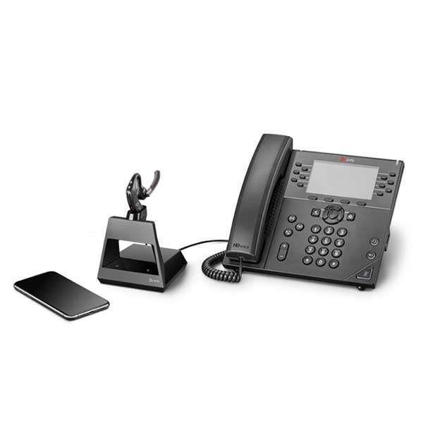 [Poly] 플랜트로닉스 Hybrid 오피스용 무선이어폰 Plantronics Voyager 5200 Office 1way