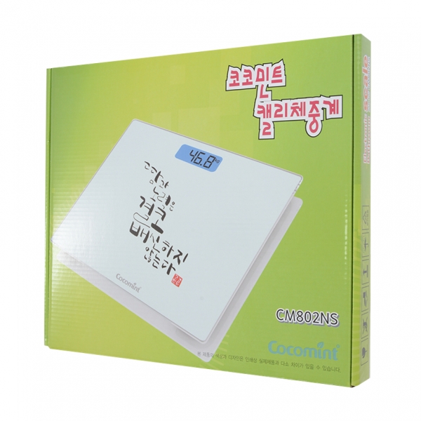 코코민트 캘리 LED 디지털 체중계 CM802NS 블랙