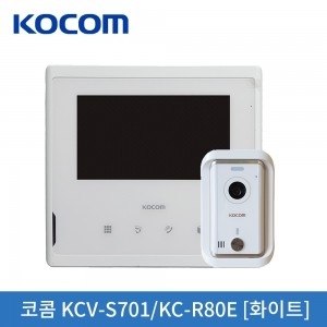 코콤 아날로그 거치형 KCV-S701[화이트]/KC-R80E