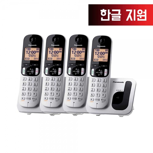 파나소닉 무선전화기 KX-TGC210 (본품 4대 구성 할인)